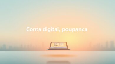Conta digital, poupança digital