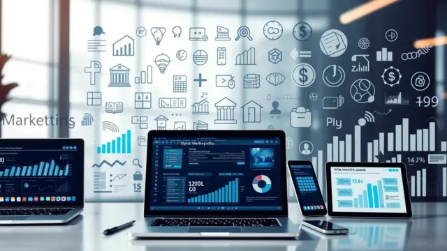 Cursos de marketing digital aplicados a finanças